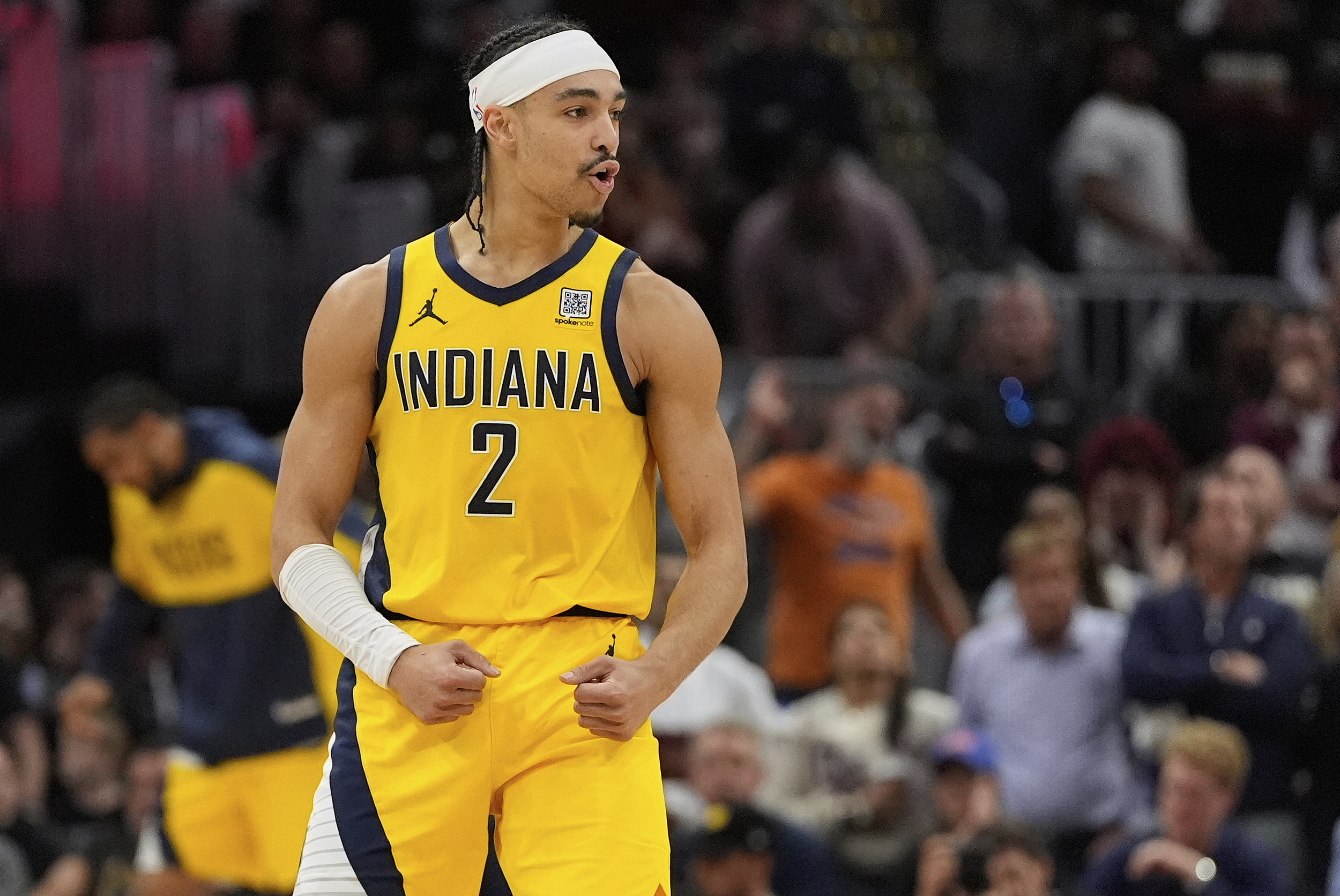 内姆布哈德季后赛限制核心后卫命中率：米切尔23%、SGA33%